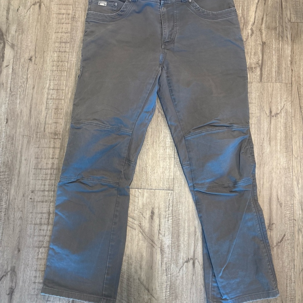 Kuhl  rebel vintage patina dye Men's Slim Straight Jeans - Gray